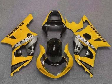 Carenado Moto Suzuki GSXR 600 / GSXR 750 2001-2003 - Amarillo Gris Negro Brillante Baratos