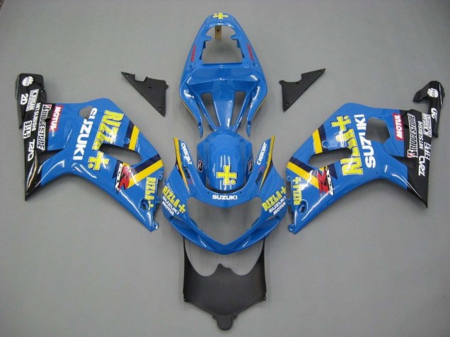 Carenados Moto Suzuki GSXR 600 / GSXR 750 2001-2003 - Azul Amarillo Negro Motul Rizla Baratos
