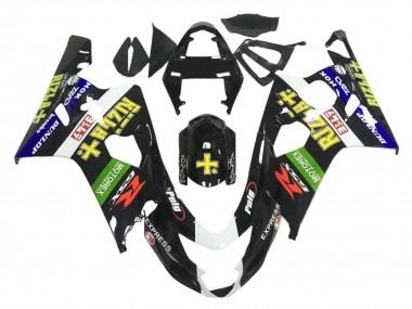Carenados Moto Suzuki GSXR 600 / GSXR 750 2001-2003 - Negro Brillante Verde Blanco Amarillo Rizla Baratos