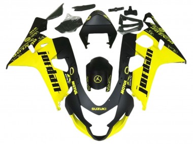 Carenados Moto Suzuki GSXR 600 / GSXR 750 2004-2005 - Negro Amarillo Jordan Baratos