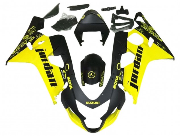 Carenados Moto Suzuki GSXR 600 / GSXR 750 2004-2005 - Negro Amarillo Jordan Baratos