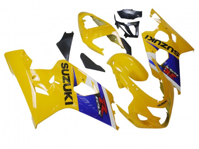 Carenado Moto Suzuki GSXR 600 / GSXR 750 2004-2005 - Amarillo Blanco Azul Negro Baratos