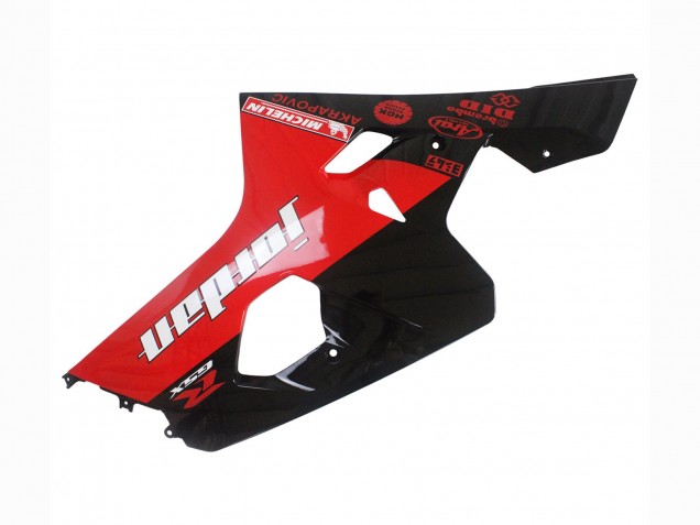 Carenados Moto Suzuki GSXR 600 / GSXR 750 2004-2005 - Negro Brillante Rojo Jordan Michelin Baratos