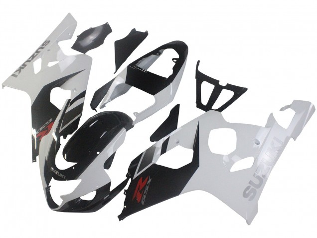 Carenados Moto Suzuki GSXR 600 / GSXR 750 2004-2005 - Blanco Negro Rojo Baratos