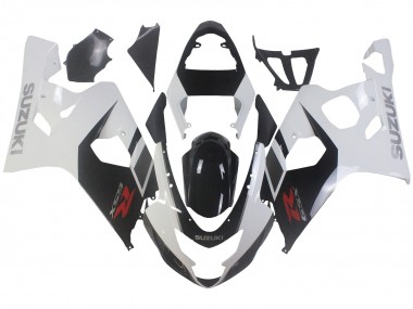 Carenados Moto Suzuki GSXR 600 / GSXR 750 2004-2005 - Blanco Negro Rojo Baratos