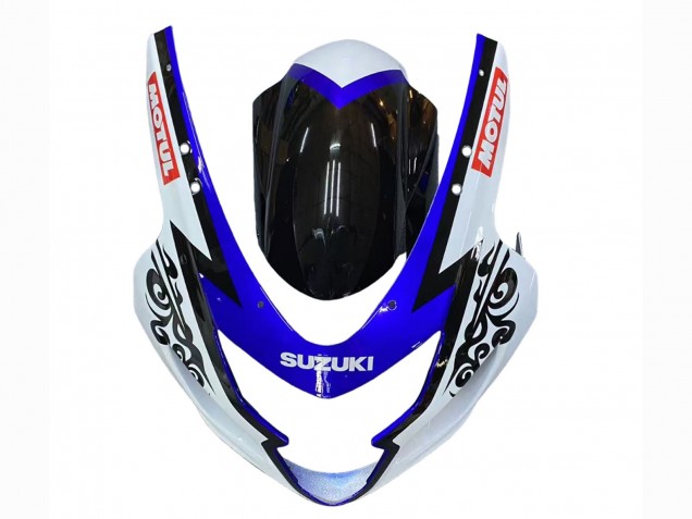 Carenado Moto Suzuki GSXR 600 / GSXR 750 2004-2005 - Blanco Azul Negro Corona Motul Baratos