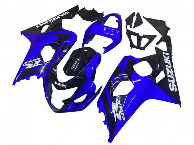 Carenados Moto Suzuki GSXR 600 / GSXR 750 2004-2005 - Azul Negro Blanco Calcomanía Baratos