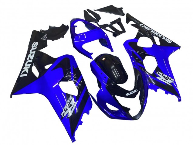 Carenados Moto Suzuki GSXR 600 / GSXR 750 2004-2005 - Azul Negro Blanco Calcomanía Baratos