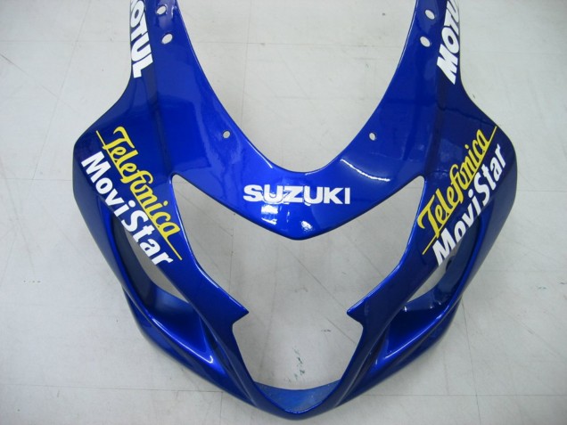Carenados Moto Suzuki GSXR 600 / GSXR 750 2004-2005 - Azul Blanco Amarillo Verde Telefumica Motul MoviStar Baratos