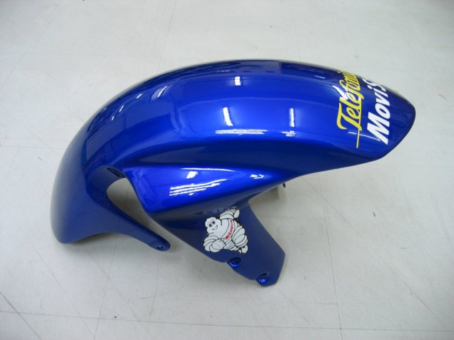 Carenados Moto Suzuki GSXR 600 / GSXR 750 2004-2005 - Azul Blanco Amarillo Verde Telefumica Motul MoviStar Baratos