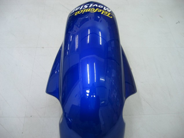 Carenados Moto Suzuki GSXR 600 / GSXR 750 2004-2005 - Azul Blanco Amarillo Verde Telefumica Motul MoviStar Baratos