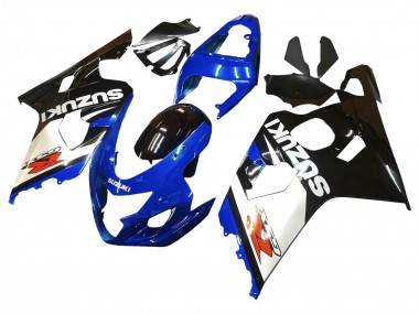 Carenados Moto Suzuki GSXR 600 / GSXR 750 2004-2005 - Azul Blanco Negro Baratos