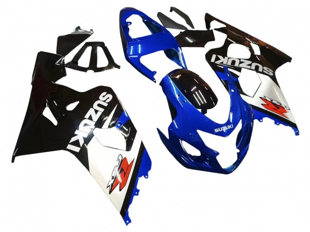 Carenados Moto Suzuki GSXR 600 / GSXR 750 2004-2005 - Azul Blanco Negro Baratos