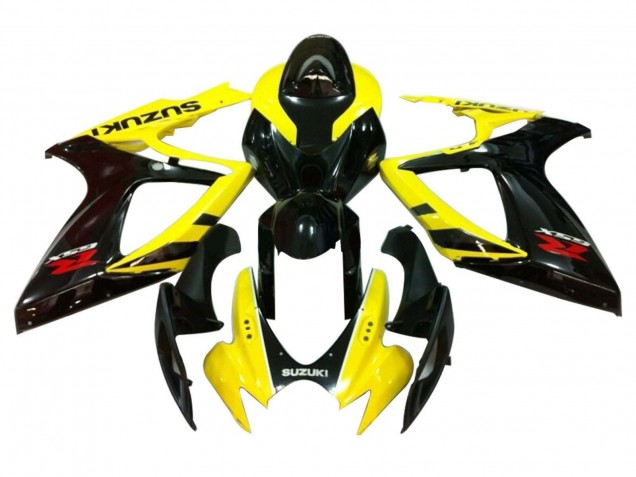 Carenados Moto Suzuki GSXR 600 / GSXR 750 2006-2007 - Amarillo Negro Brillante Rojo Baratos