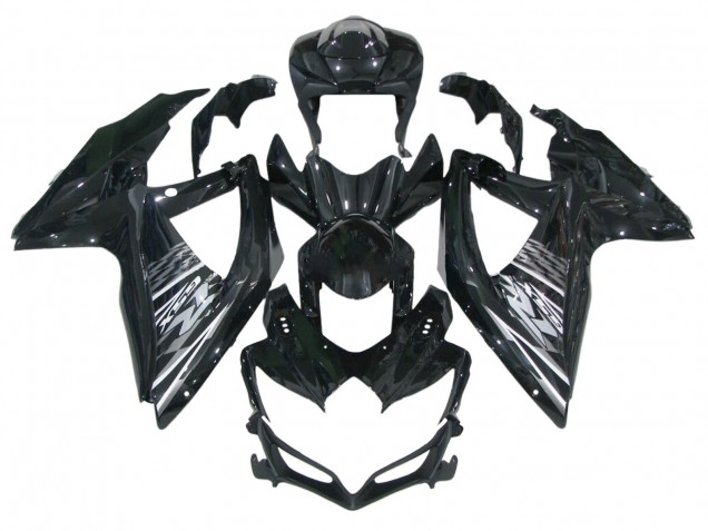 Carenados Moto Suzuki GSXR 600 / GSXR 750 2006-2007 - Negro Brillante Gris Blanco Baratos