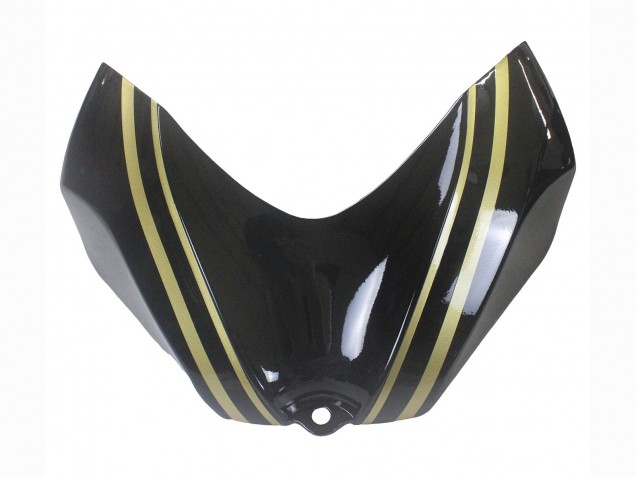 Carenados Moto Suzuki GSXR 600 / GSXR 750 2006-2007 - Negro Brillante Oro Raya Baratos