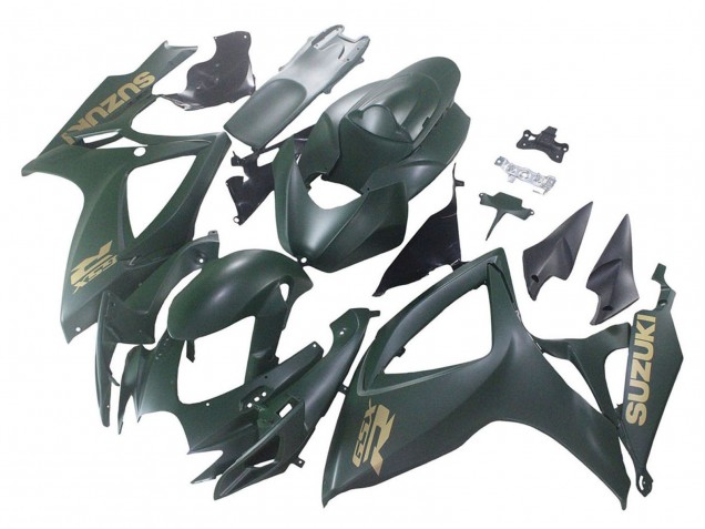 Carenados Moto Suzuki GSXR 600 / GSXR 750 2006-2007 - Verde Militar Mate Baratos