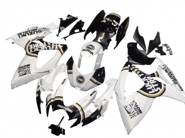 Carenados Moto Suzuki GSXR 600 / GSXR 750 2006-2007 - Blanco Negro Lucky Strike Motul Baratos