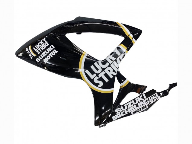 Carenados Moto Suzuki GSXR 600 / GSXR 750 2006-2007 - Negro Brillante Blanco Motul Lucky Strike Baratos