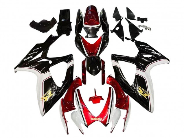 Carenados Moto Suzuki GSXR 600 / GSXR 750 2006-2007 - Rojo Blanco Negro Amarillo Baratos
