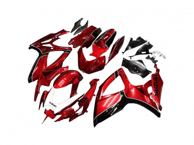 Carenados Moto Suzuki GSXR 600 / GSXR 750 2006-2007 - Rojo Negro Baratos