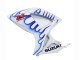Carenados Moto Suzuki GSXR 600 / GSXR 750 2006-2007 - Blanco Azul Llama Baratos