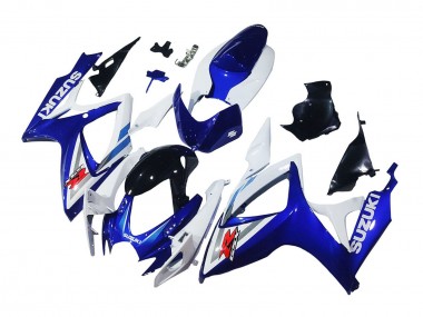 Carenados Moto Suzuki GSXR 600 / GSXR 750 2006-2007 - Blanco Azul Negro Brillante Rojo Baratos