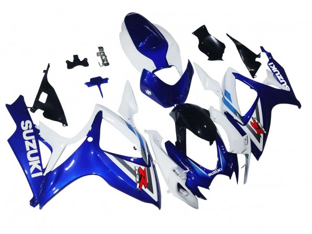 Carenados Moto Suzuki GSXR 600 / GSXR 750 2006-2007 - Blanco Azul Negro Brillante Rojo Baratos