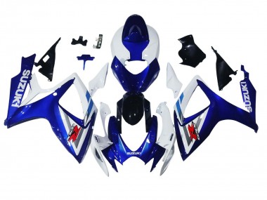 Carenados Moto Suzuki GSXR 600 / GSXR 750 2006-2007 - Blanco Azul Negro Brillante Rojo Baratos