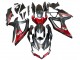 Carenados Moto Suzuki GSXR 600 / GSXR 750 2008-2010 - Negro Mate Rojo Baratos