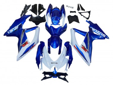 Kits Carenado Moto Suzuki GSXR 600 / GSXR 750 2008-2010 - Azul Blanco Rojo Baratos