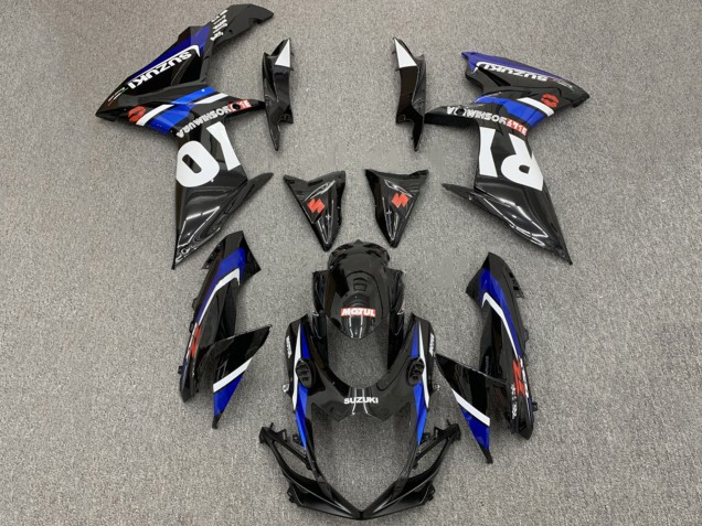 Carenados Moto Suzuki GSXR 600 / GSXR 750 2008-2010 - Negro Brillante Blanco Azul Rojo Baratos