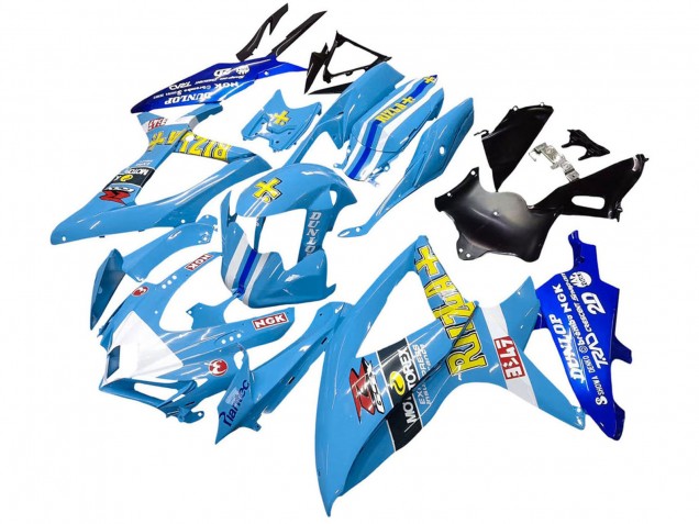 Carenados Moto Suzuki GSXR 600 / GSXR 750 2008-2010 - Azul Amarillo Rizla Baratos