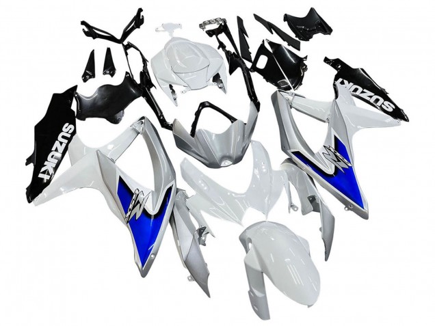 Carenados Moto Suzuki GSXR 600 / GSXR 750 2008-2010 - Blanco Plata Azul Negro Baratos