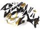 Carenados Moto Suzuki GSXR 600 / GSXR 750 2008-2010 - Negro Mate Blanco Oro Baratos