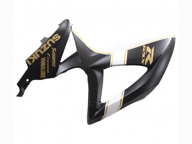 Carenados Moto Suzuki GSXR 600 / GSXR 750 2008-2010 - Negro Mate Blanco Oro Baratos
