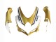 Carenados Moto Suzuki GSXR 600 / GSXR 750 2008-2010 - Negro Mate Blanco Oro Baratos