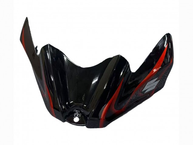 Carenados Moto Suzuki GSXR 600 / GSXR 750 2008-2010 - Negro Brillante Naranja Llama Baratos