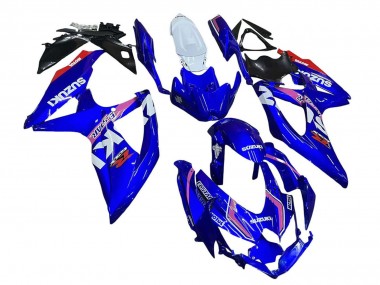 Carenados Moto Suzuki GSXR 600 / GSXR 750 2008-2010 - Blanco Azul Rosa Ecstar Motul Baratos