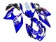 Carenados Moto Suzuki GSXR 600 / GSXR 750 2008-2010 - Blanco Azul Rosa Ecstar Motul Baratos