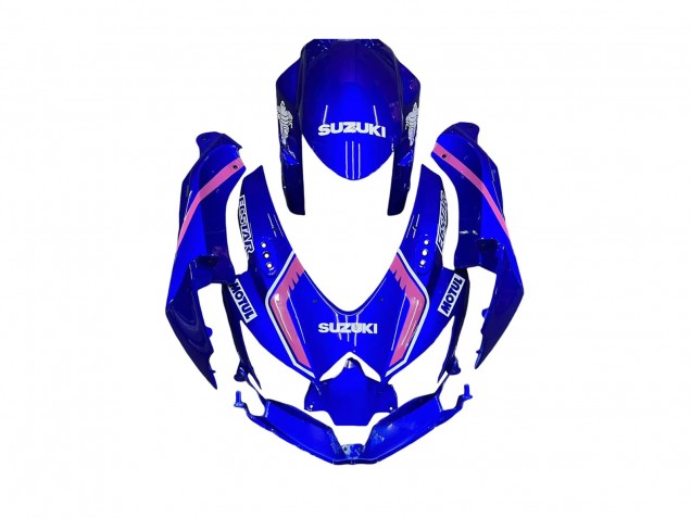 Carenados Moto Suzuki GSXR 600 / GSXR 750 2008-2010 - Blanco Azul Rosa Ecstar Motul Baratos