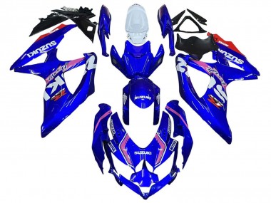 Carenados Moto Suzuki GSXR 600 / GSXR 750 2008-2010 - Blanco Azul Rosa Ecstar Motul Baratos