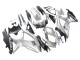 Carenados Moto Suzuki GSXR 600 / GSXR 750 2008-2010 - Plata Negro Mate Baratos