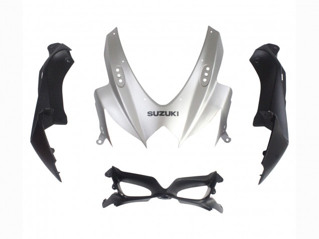 Carenados Moto Suzuki GSXR 600 / GSXR 750 2008-2010 - Plata Negro Mate Baratos