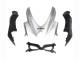 Carenados Moto Suzuki GSXR 600 / GSXR 750 2008-2010 - Plata Negro Mate Baratos