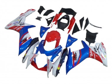 Carenados Moto Suzuki GSXR 600 / GSXR 750 2008-2010 - Blanco Rojo Azul Baratos