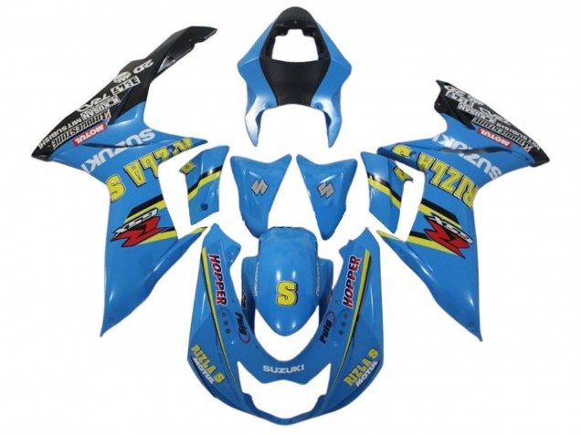 Carenados Moto Suzuki GSXR 600 / GSXR 750 2011-2024 - Azul Amarillo Negro Rizla Baratos