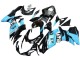 Carenados Moto Suzuki GSXR 600 / GSXR 750 2011-2024 - Negro Brillante Azul Claro Baratos