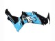 Carenados Moto Suzuki GSXR 600 / GSXR 750 2011-2024 - Negro Brillante Azul Claro Baratos