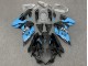Carenados Moto Suzuki GSXR 600 / GSXR 750 2011-2024 - Negro Brillante Azul Claro Baratos
